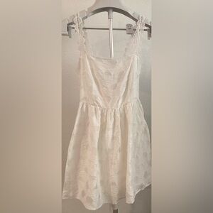 French Connection White Midi Dress